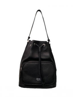 La Rose - Black Logo Bucket Bag