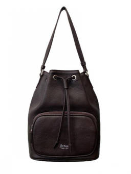 La Rose - Brown Logo Bucket Bag