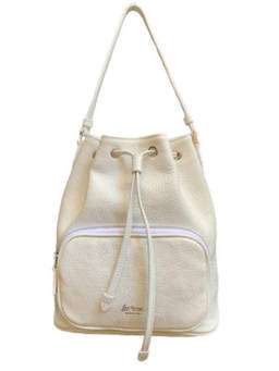 La Rose - White Logo Bucket Bag