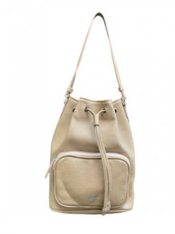 La Rose - Beige Logo Bucket Bag