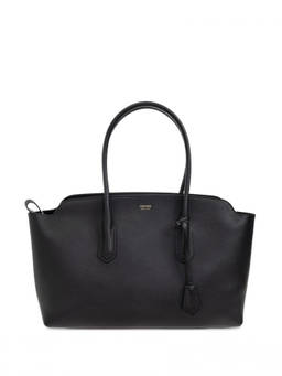 Tom Ford - Black Logo Top Zip Large Tote Bag
