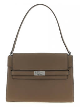 TORY BURCH - Brown Lee Radziwill large shoulder bag