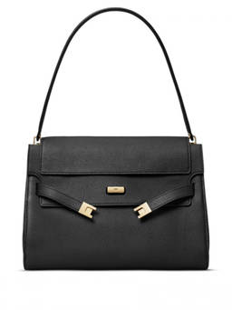 TORY BURCH - Black Lee Radziwill Large Shoulder Bag