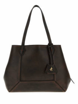 Jimmy Choo - Brown Diamond Tote Bag Medium Tote Bag