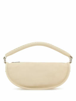 Burberry - Ivory Leather Shoulder Bag
