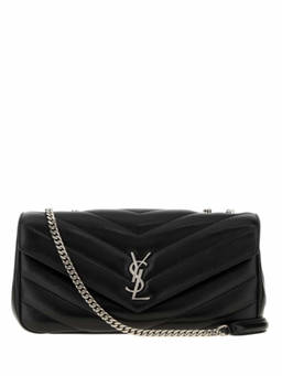 Saint Laurent - Black Loulou Medium Shoulder Bag