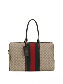 Gucci - Beige GG Medium Duffle Bag