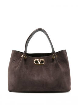 Valentino Garavani - Brown VLogo Signature Large Tote Bag
