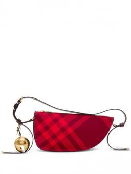 Burberry - Red Charm Solid Medium Shoulder Bag