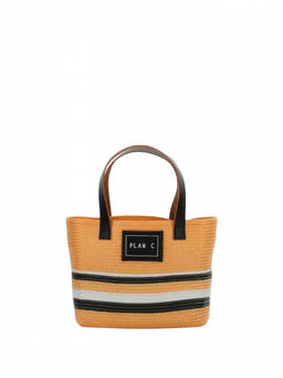 Plan C - Natural Logo Small Tote Bag