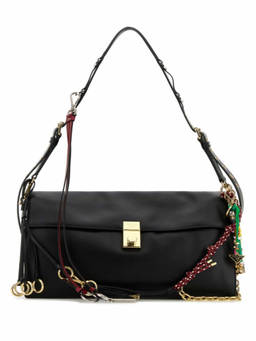 PRADA - Black Soft Sound Large Shoulder Bag