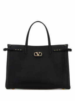 Valentino Garavani - Black Antibes Medium Tote Bag