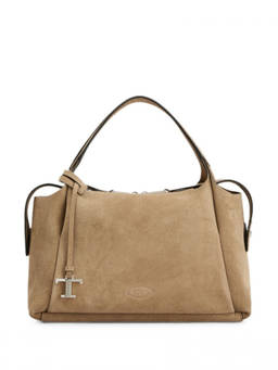 TOD'S - Beige Apa Large Shoulder Bag