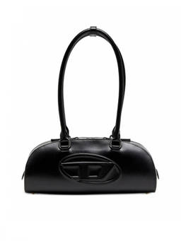 Diesel - Black 1DR Dome Large Shoulder Bag