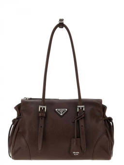 PRADA - Brown Bonnie Medium Tote Bag