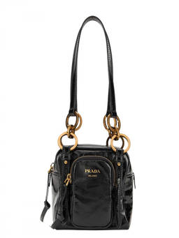 PRADA - Black Dangle Mini Shoulder Bag