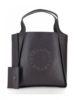 Stella McCartney - Dark Grey Logo Tote Bag