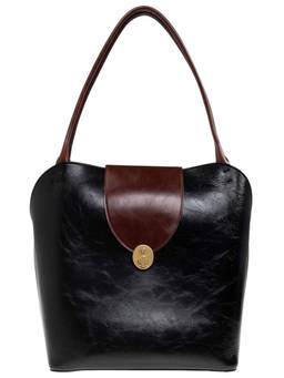 Versace - Black Vivian Large Shoulder Bag