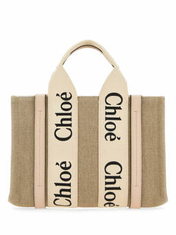 Chloe - Beige Woody Small Tote Bag