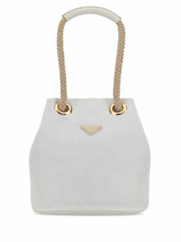 PRADA - White Mariner Small Bucket Bag