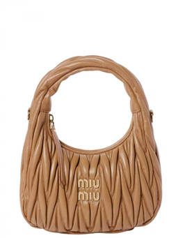Miu Miu - Light Brown Wander Small Hobo