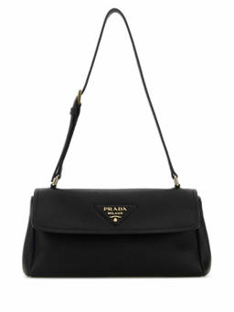 PRADA - Black Logo Small Shoulder Bag