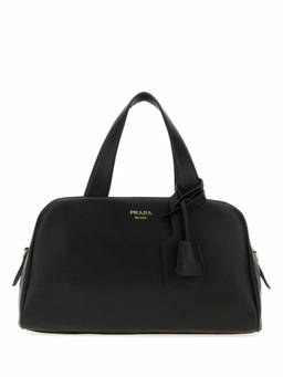 PRADA - Black Logo Duffle Bag