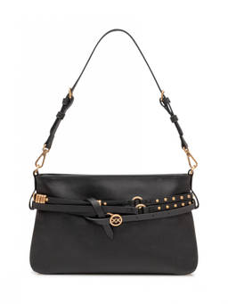 Pinko - Black Logo Small Shoulder Bag