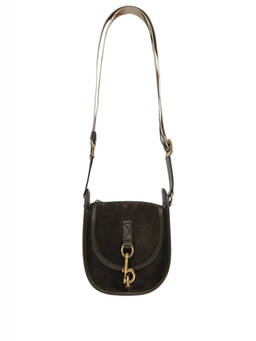 Burberry - Dark Brown B Clip Shoulder Bag