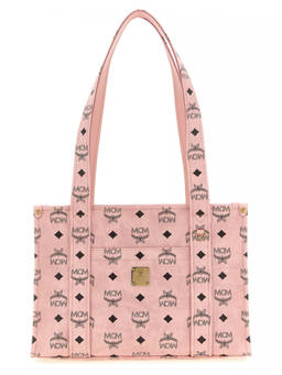 MCM - Pink Aren Top Zip Tote Bag