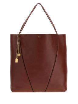 Chloe - Brown Spin Large Tote Bag