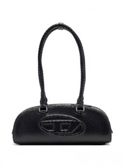 Diesel - Black 1DR Dome-Elongated Large Shoulder Bag