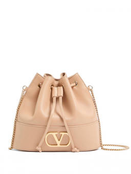 Valentino Garavani - Pink VLogo Signature Mini Bucket Bag