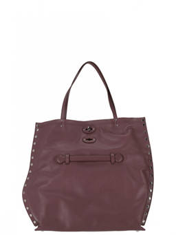 Zanellato - Dark Purple A Spasso Tote Bag