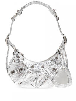 Balenciaga - Silver Le Cagole XS shoulder bag
