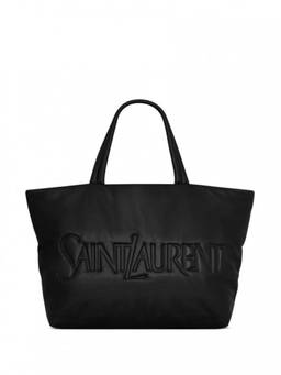 Saint Laurent - Black Logo Tote Bag