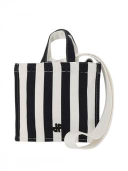 Patou - Multicolor SMALL COTTON CANVAS Tote Bag WITH STRIPED PATTERN
