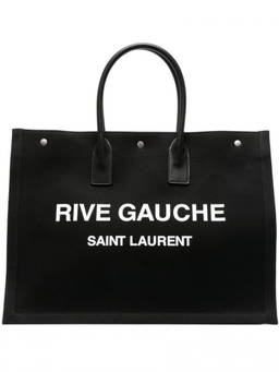 Saint Laurent - Black Rive Gauche Tote Bag