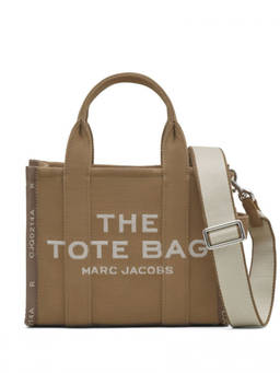 Marc Jacobs - Brown Jacquard Top Zip Small Tote Bag