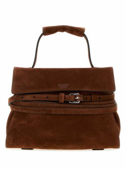 Moschino - Dark Brown Tie Me Small Shoulder Bag