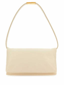Marni - Ivory leather Prisma shoulder bag
