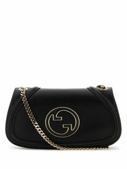Gucci - Black Leather Blondie Sling Bag