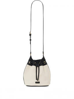 ANINE BING - Off White Alana Mini Bucket Bag