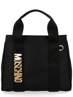 Moschino - Black Logo Small Tote Bag