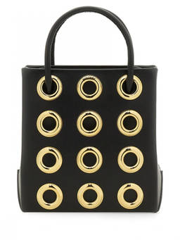 Moschino - Black Ring Mini Bucket Bag