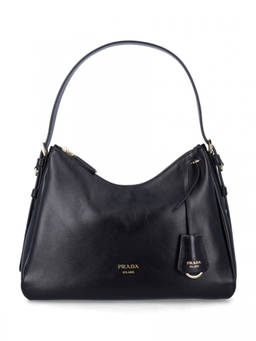 PRADA - Black Aimee Medium Shoulder Bag