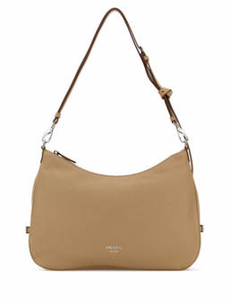 PRADA - Beige Fold Large Shoulder Bag