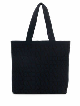 Valentino Garavani - Navy Blue Toile Iconographe Tote Bag