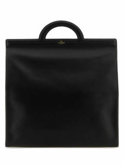 Valentino Garavani - Black Leather Tote Bag