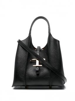 TOD'S - Black T Timeless Tote Bag